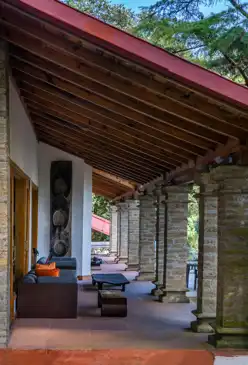 Lodge 2 Verandah Mary Budden Estate Binsar Accommodation